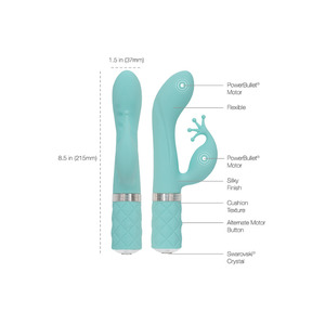 Pillow Talk - Kinky USB-Rechargeable Tarzan Vibrator Toys for Her